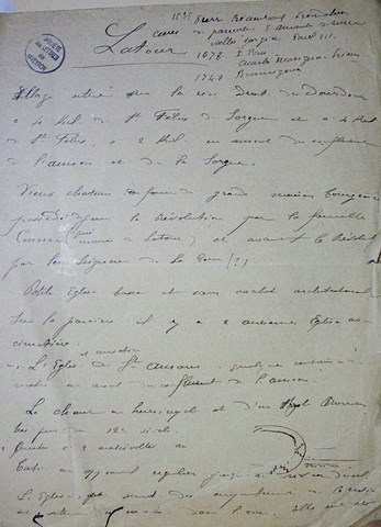 manuscrit retrouvé